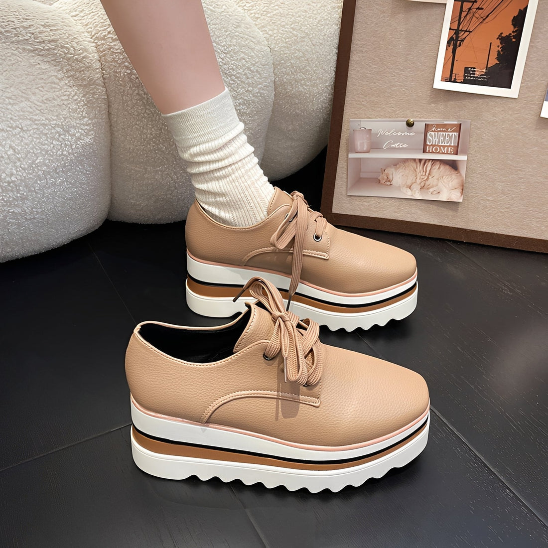 Cassie - Modische Plateauschuhe para Mulheres