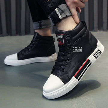 Carlos - Sneakers Altos Elegantes para Homens