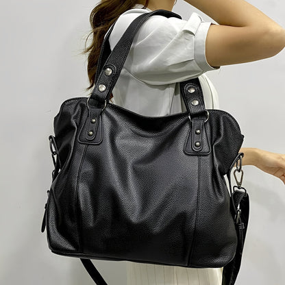 Erika - Elegant large leather bag for women