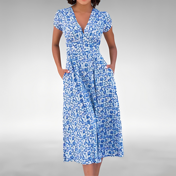 Althina - Vestido fluido e elegante para mulher