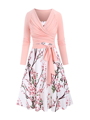 Lyra - Vestido Vintage de Duas Peças