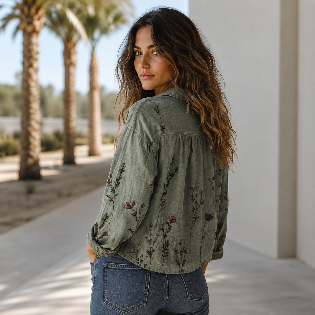 Rhoslyn - Blusa Vintage Leve