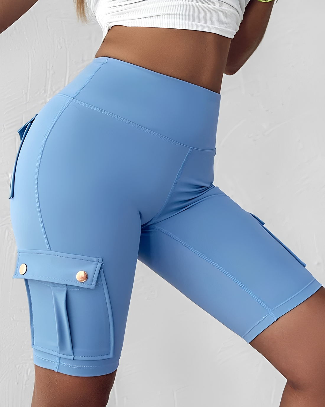 Judy - Short Confortável de Cintura Alta
