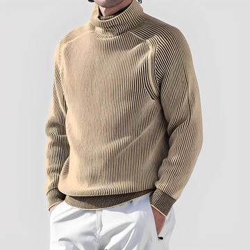 Chadwick - Suéter de Gola Alta Confortável