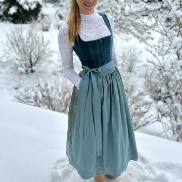 Muriel - Vestido dirndl tradicional elegante (Forro não incluído)
