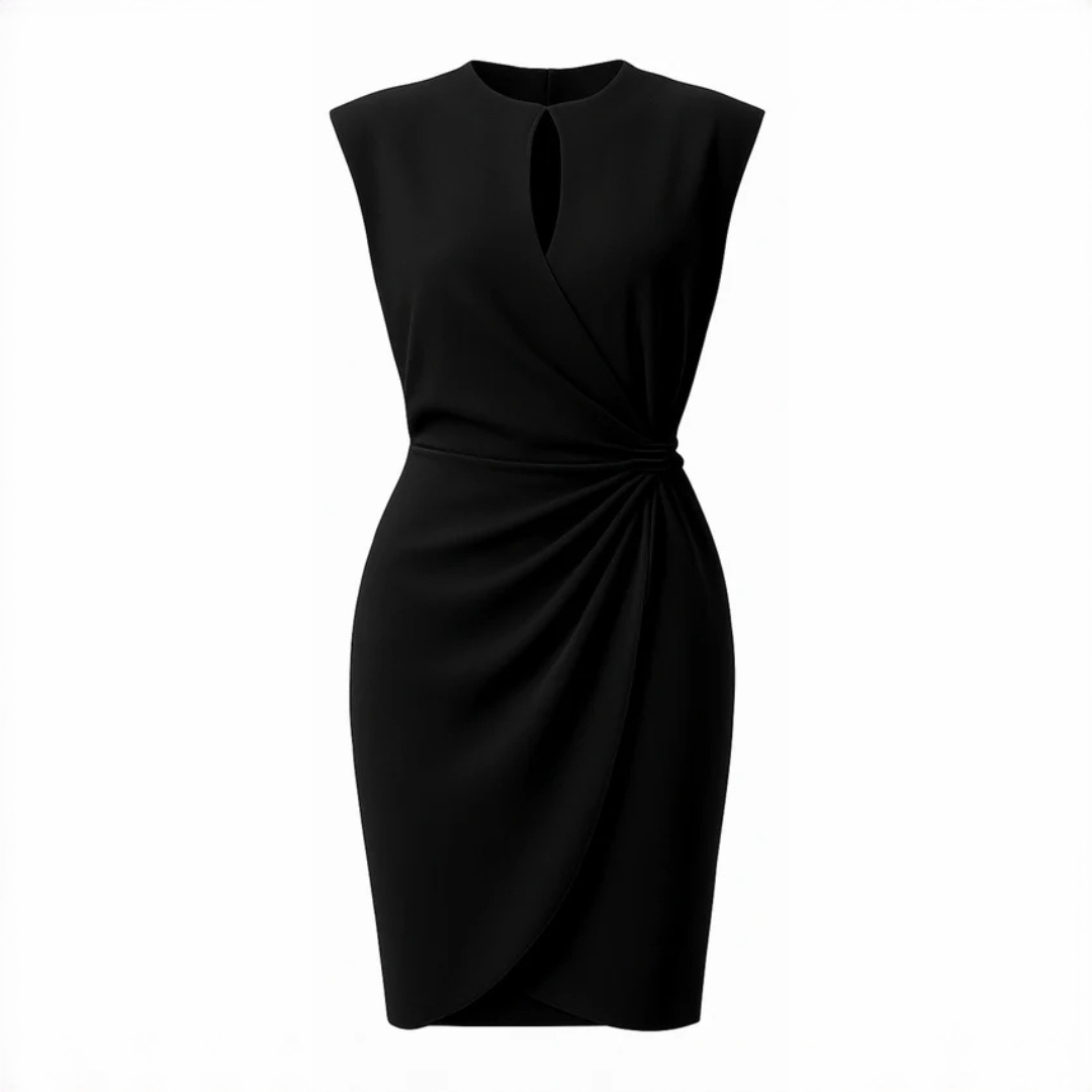 Mirabel - Vestido Estiloso Sem Mangas e Ajustado
