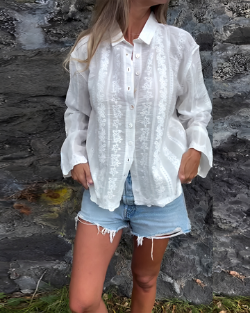 Sumayah - Camisa Bordada Estilosa