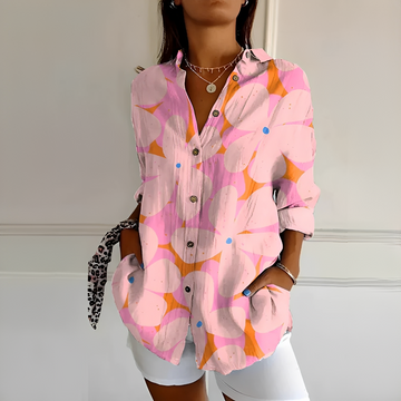 Eleanor - Blusa Elegante com Botões