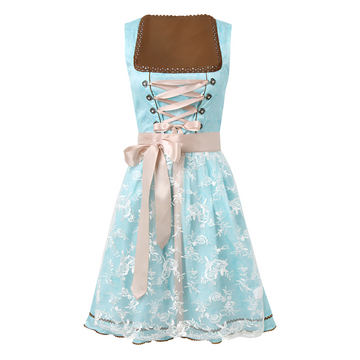 Zella - Vestido dirndl elegante de renda