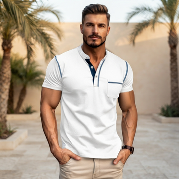 Jose - Camisa Polo Confortável com Botões