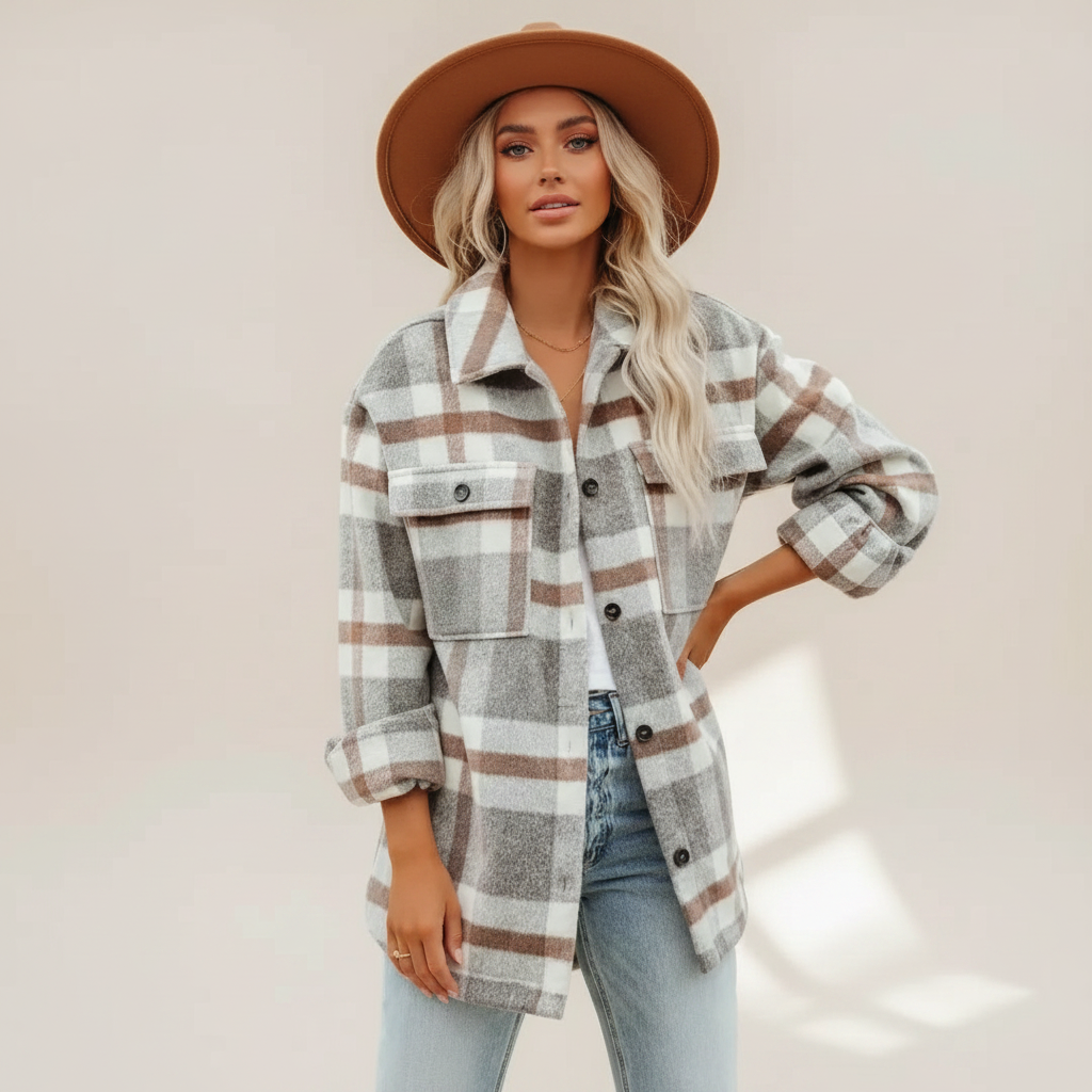 Mailys - Camisa Confortável com Botões