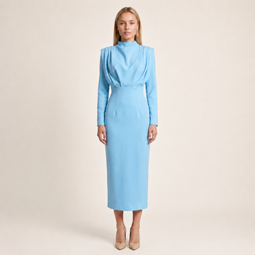 Darby - Vestido Fashion de Manga Longa