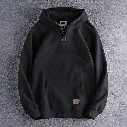 Tommy - Retro-Sweatshirt mit dickem Reißverschluss für Herren