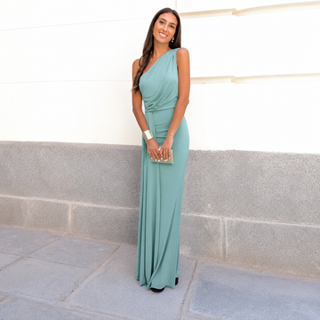 Mallory - Vestido Elegante de Um Ombro