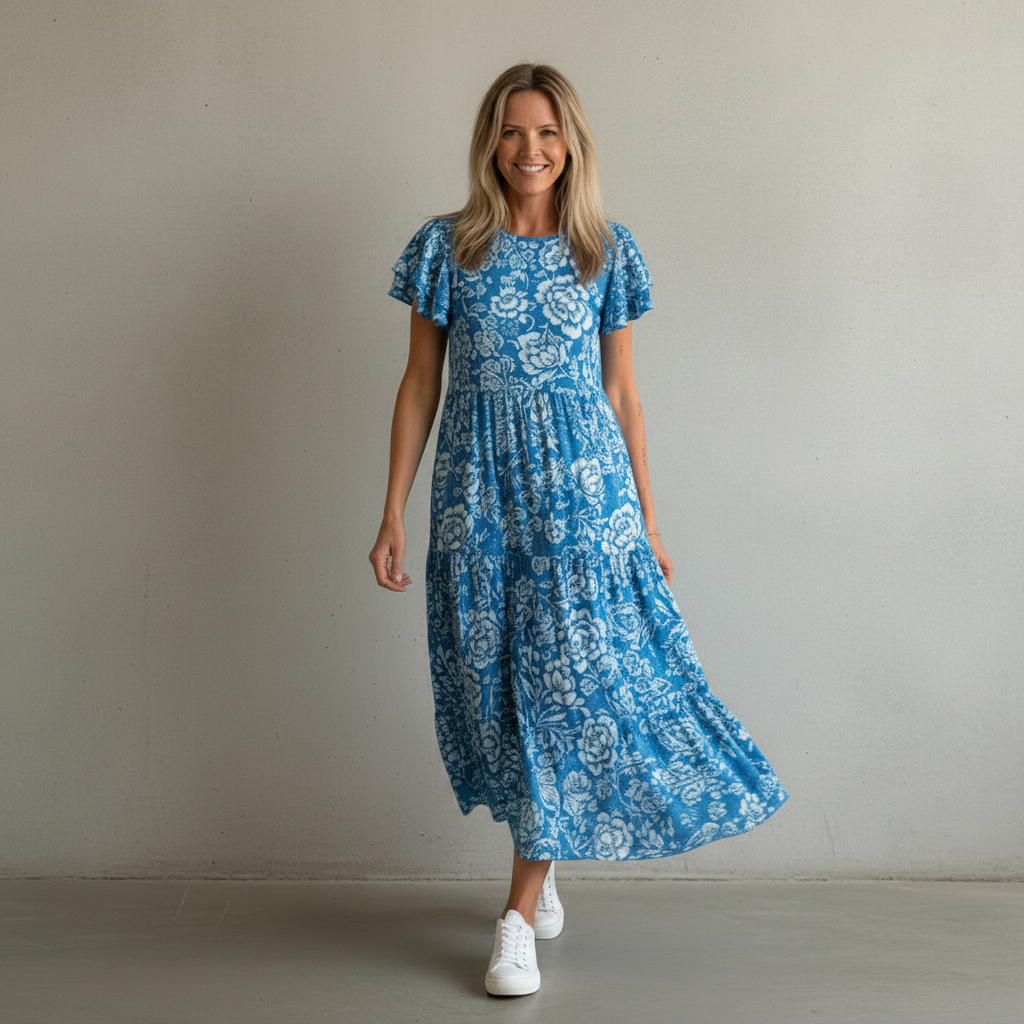 Paige - Vestido Midi Flutuante