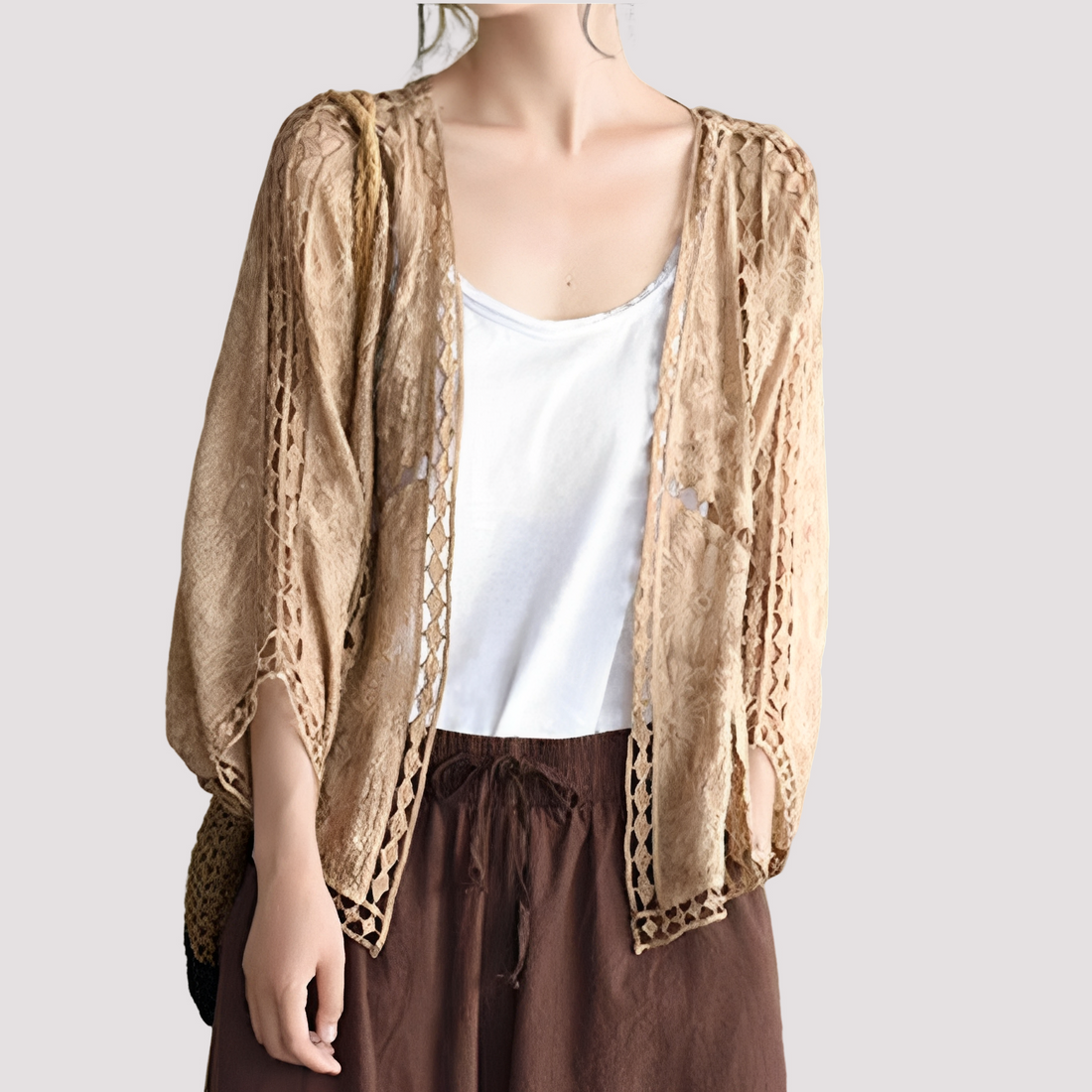 Connie - Cardigans estilosos com recortes para mulheres