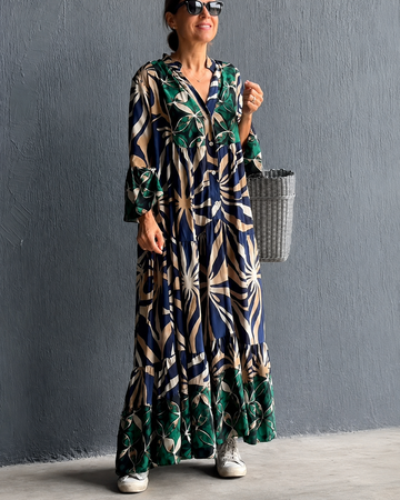 Zeudi - Vestido Boêmio Elegante