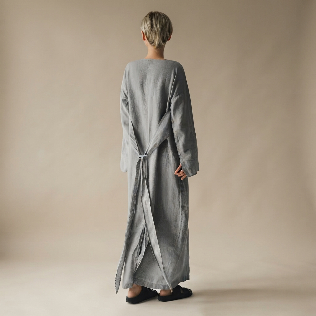 Ashlee - Vestido Maxi Leve com Cadarço e Caimento Solto