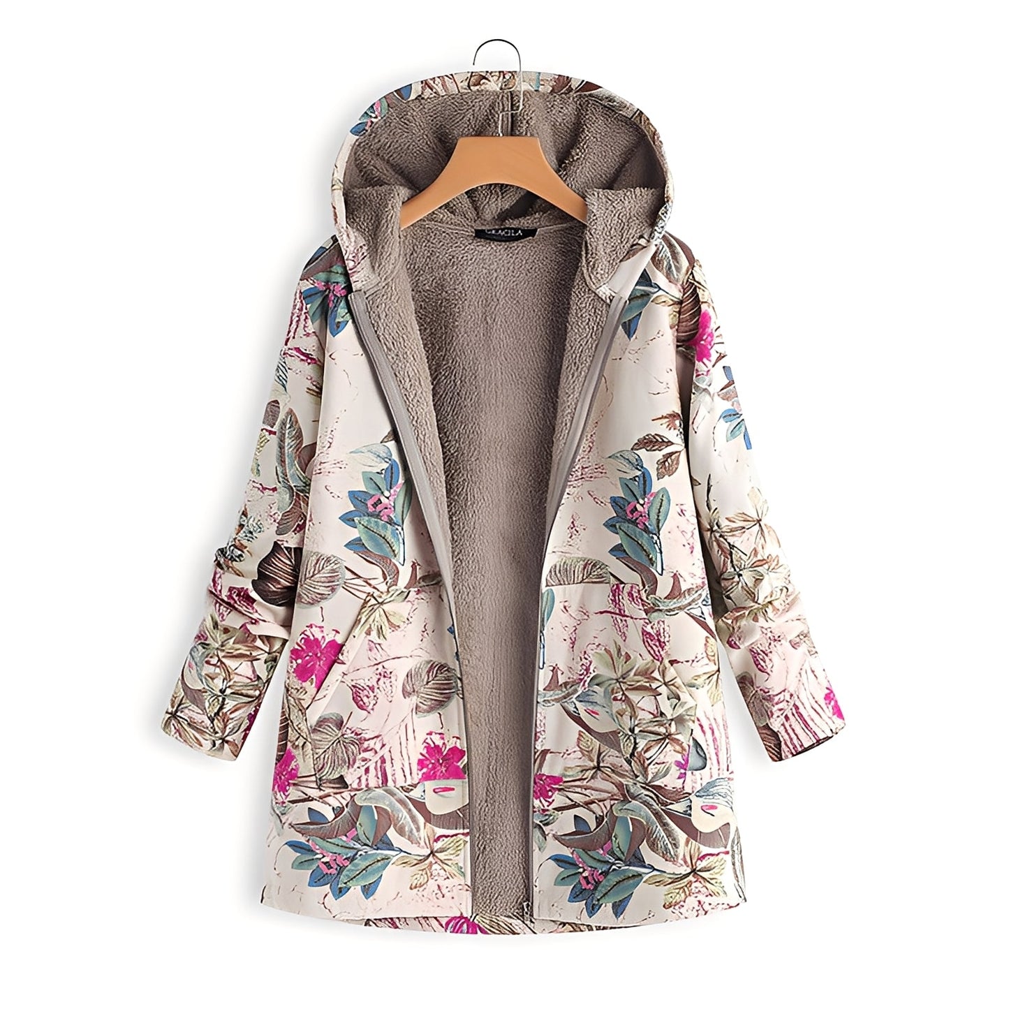 Kayla - Vintage Damenjacke mit Kapuze