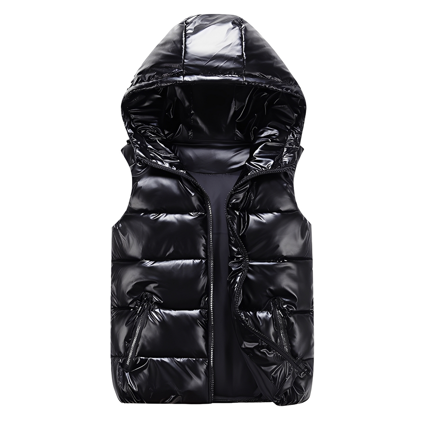 Jayde - Colete com capuz quente e na moda para mulheres