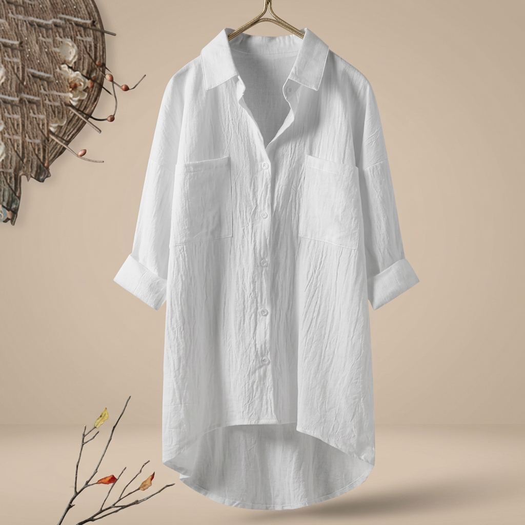 Jacient - Camisa Relaxada com Botões