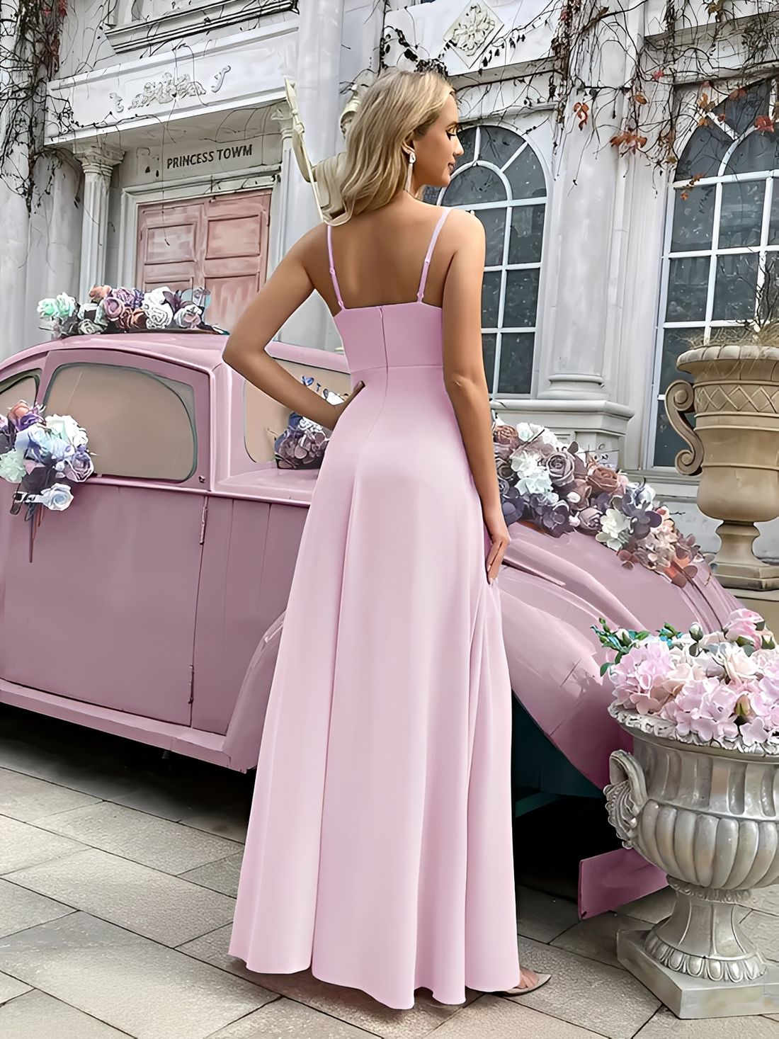 Carline - Vestido Maxi Elegante e Chique
