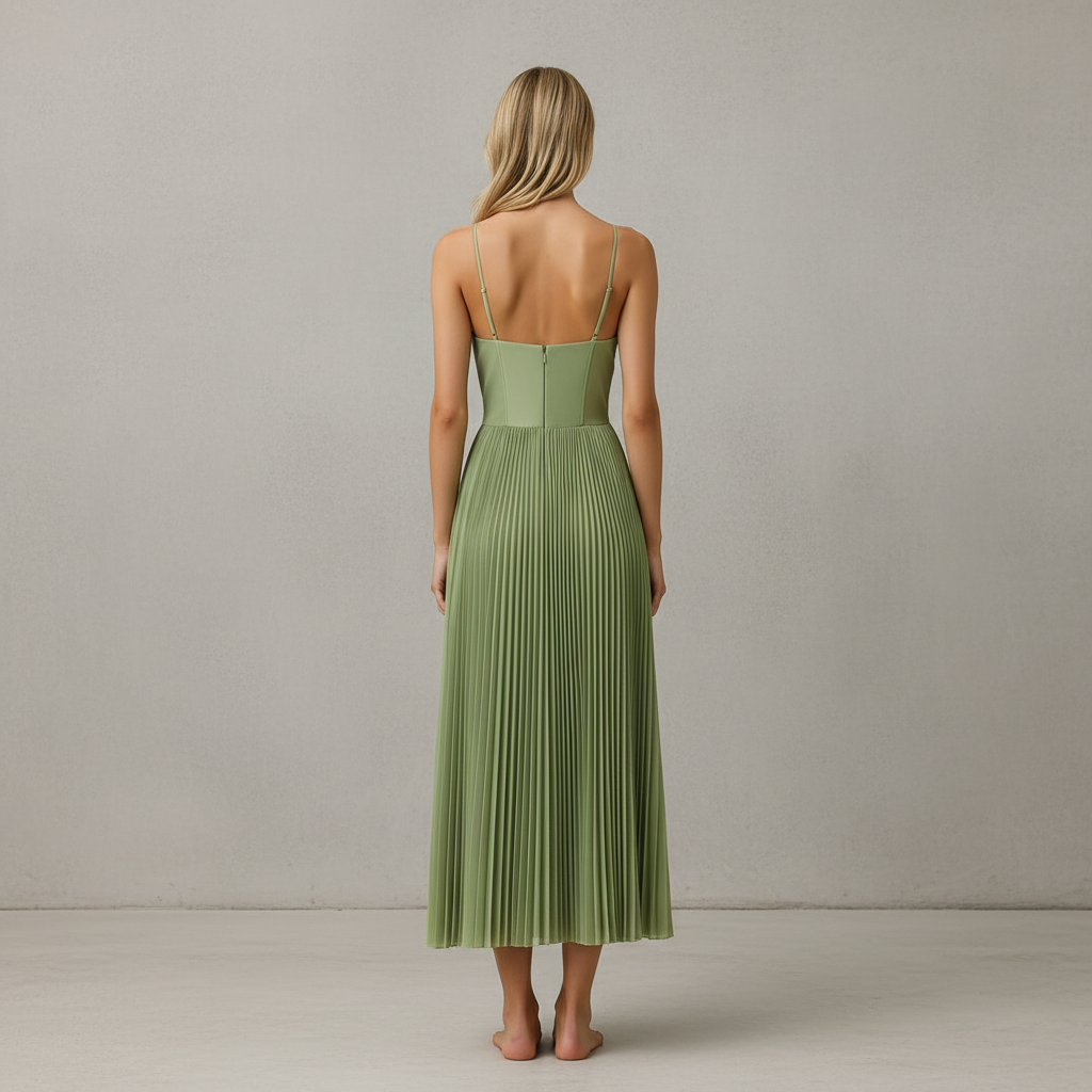 Lorelei - Vestido Elegante Sem Costas e Sem Mangas