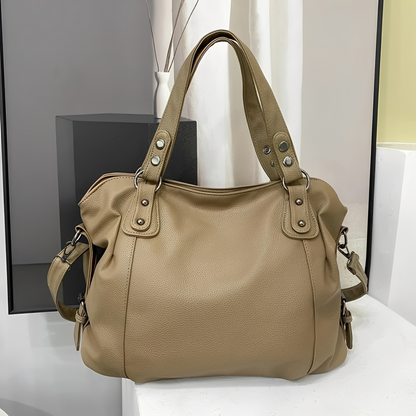 Erika - Elegant large leather bag for women