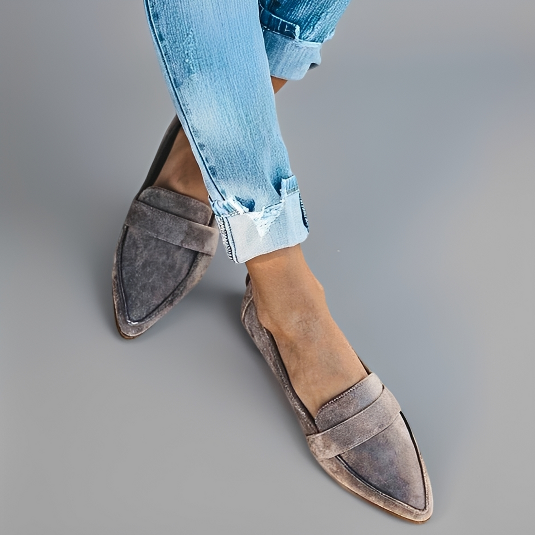 Dalanie - Sapatos Casuais de Bico Fino