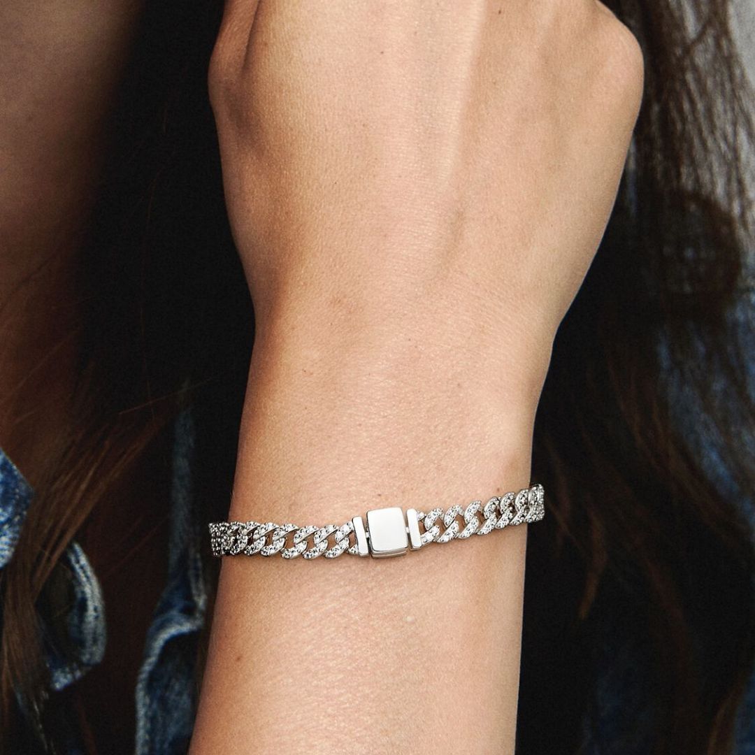 Soraya – Bracelete corrente cubana refinado