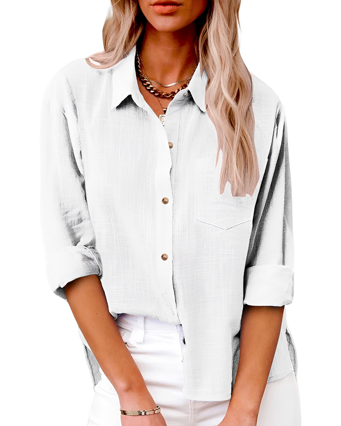 Massima - Camisa Moderna com Botões