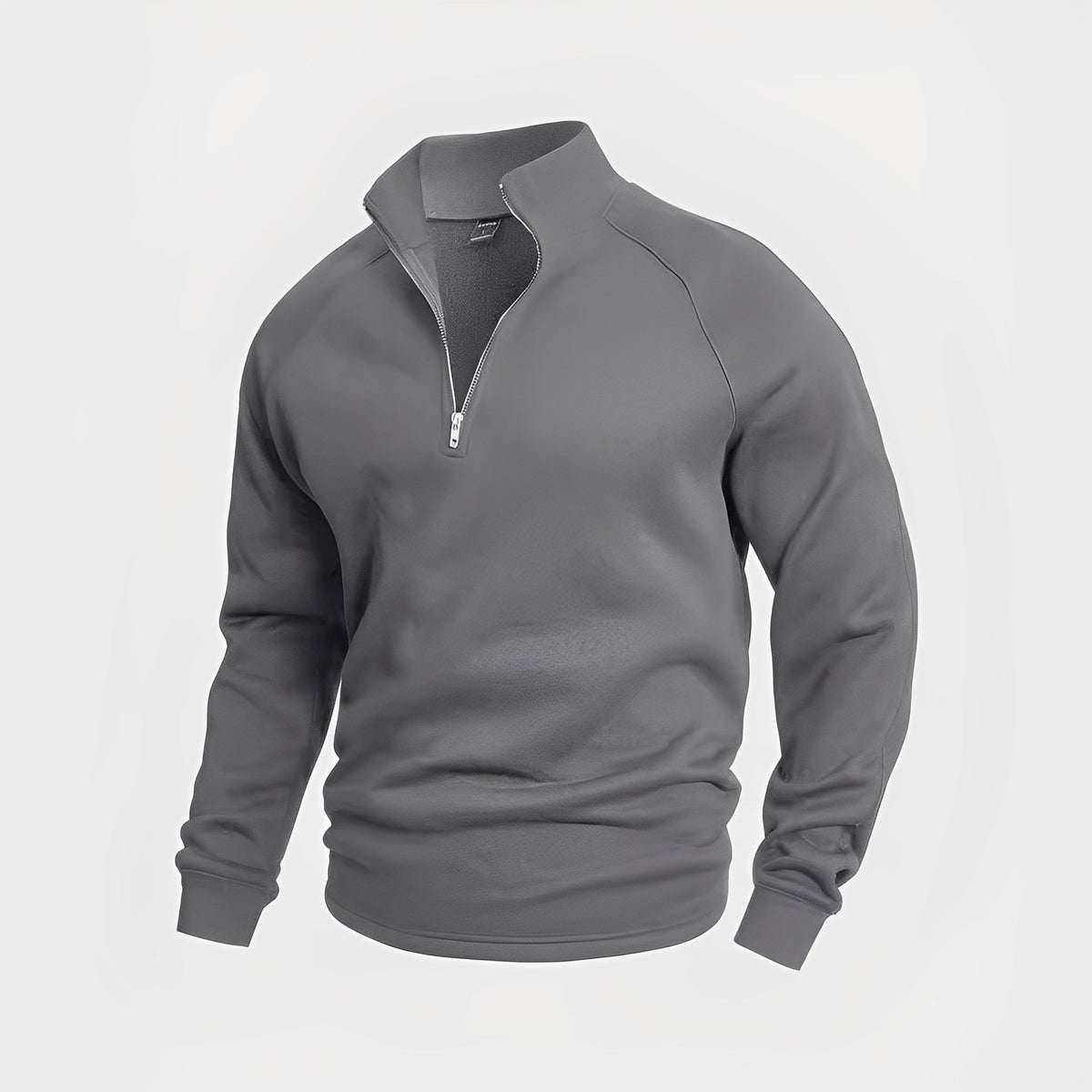 Wiley - Suéter masculino confortável com zíper