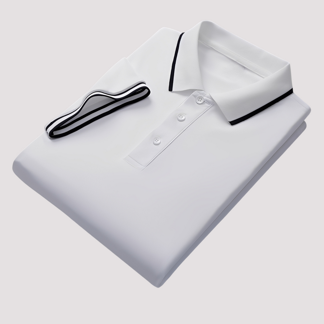 Barnaby - Camisa polo casual de manga curta para homens