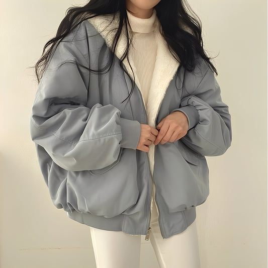 Mallaury - Warm winter coat with relaxed fit for women