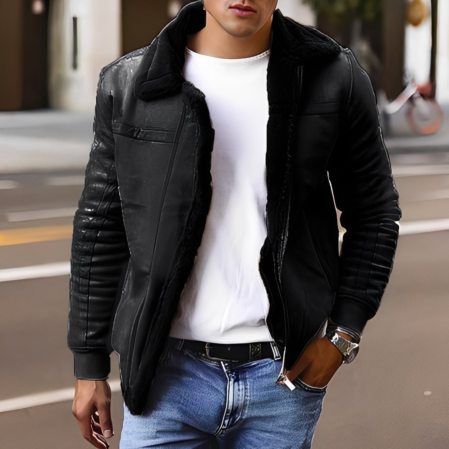 Josh - Modern, warm jacket for men