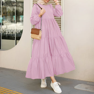 Margaret - Vestido Midi Estiloso com Saia Ampla
