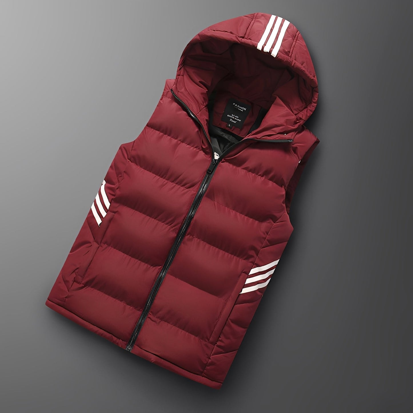 Dominic - Stylish vest with zipper for men