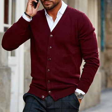 Aamir - Cardigan Masculino – Conforto e Estilo Duradouro
