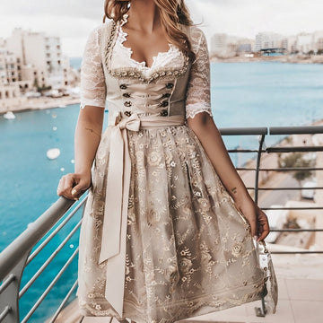 Maliny - Dirndl elegante e estiloso (Forro não incluído)