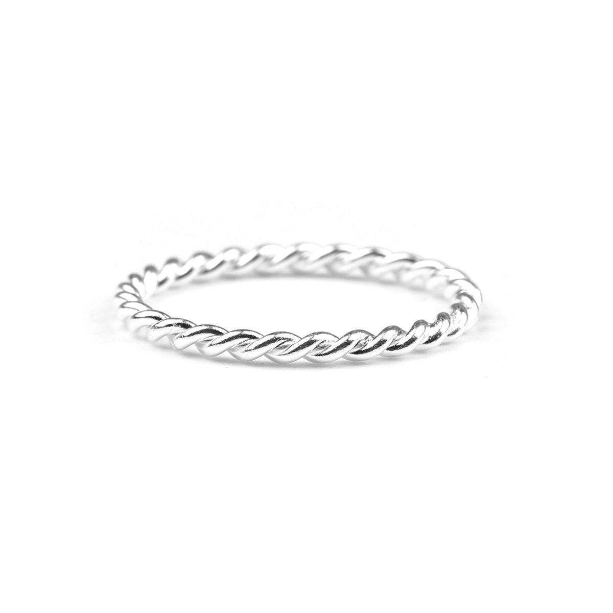 Manon – Bague tressada empilhável