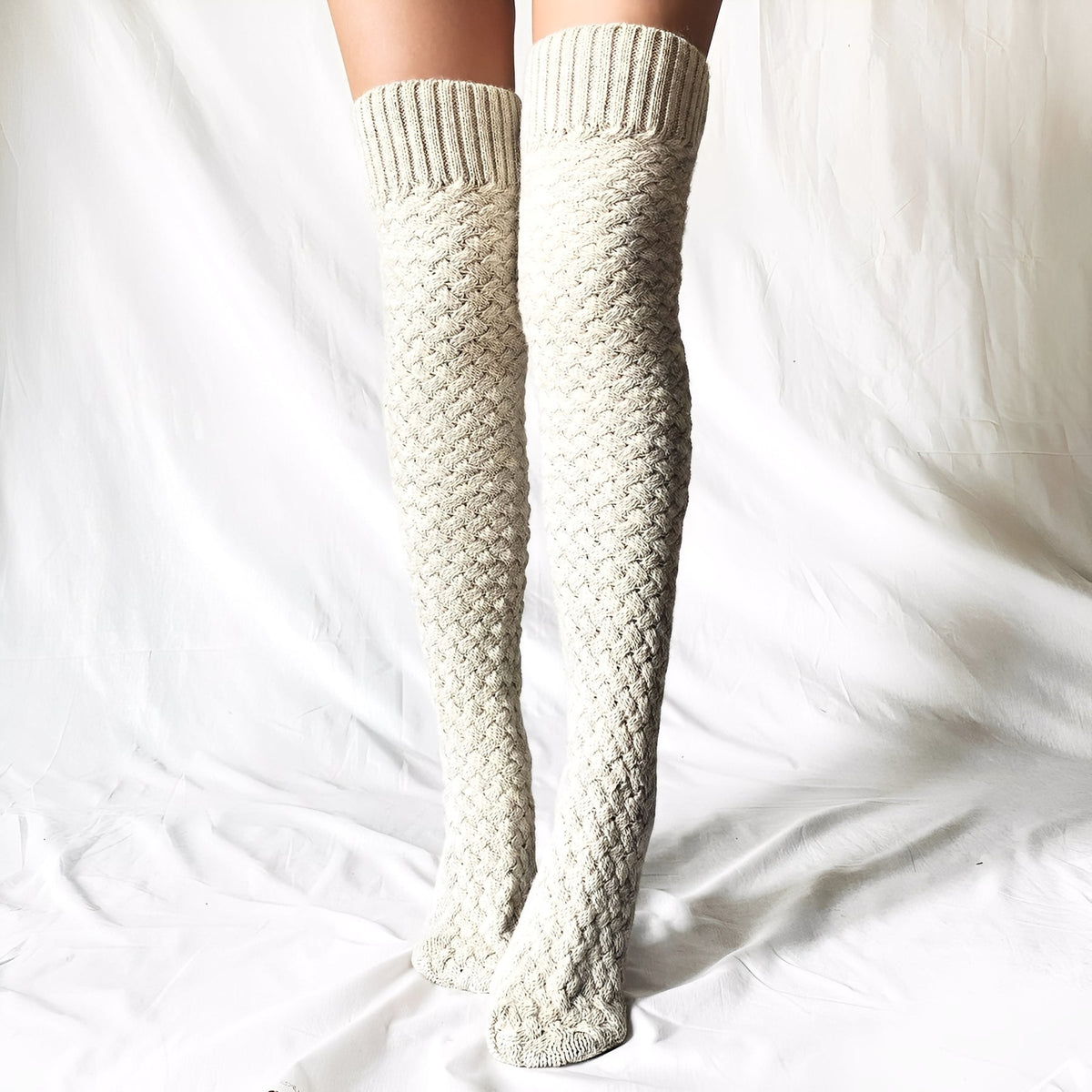 Madeline - Meias overknee aconchegantes