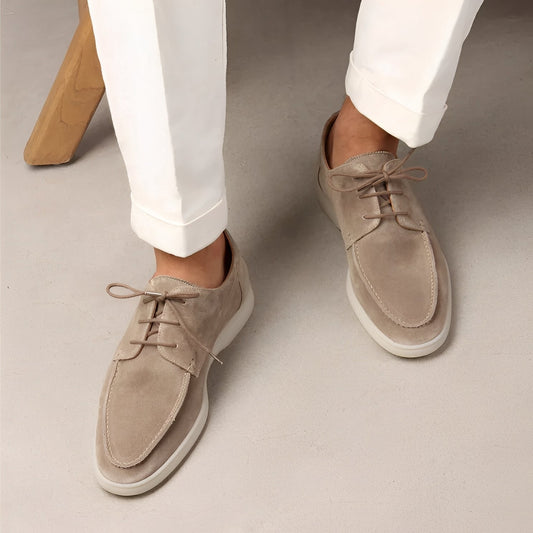 Andrew - Casual flat suede shoes for men