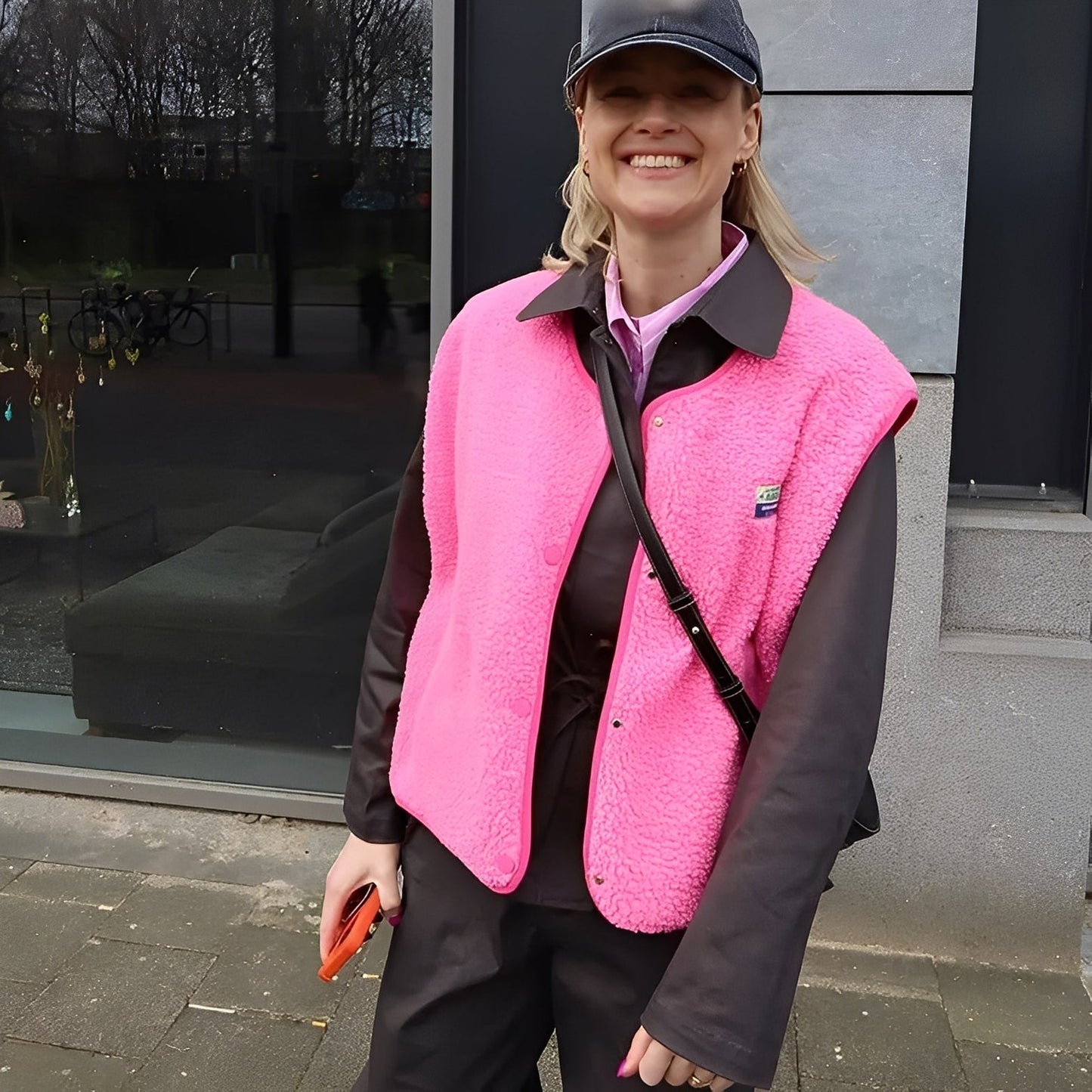 Bénédicte - Colete confortável de lã para mulheres