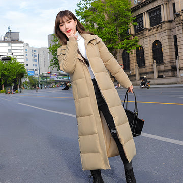 Maylis - Casaco de inverno longo acolchoado quente para mulher
