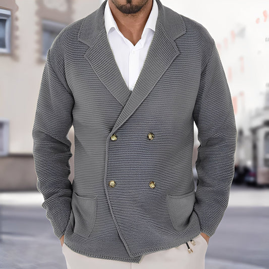 Alfred - Casual Two-Button Sweater Jacket for Men