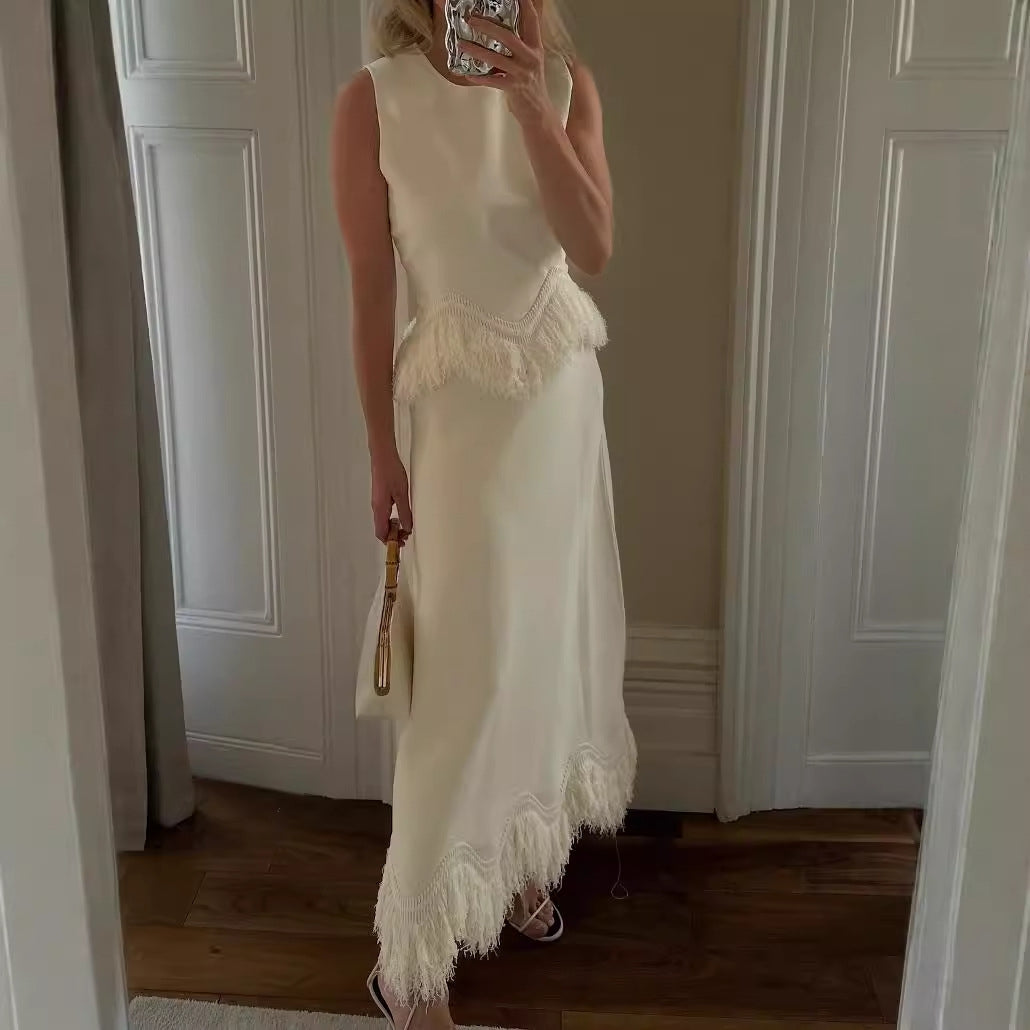 Marjorie - Conjunto Elegante Sem Mangas