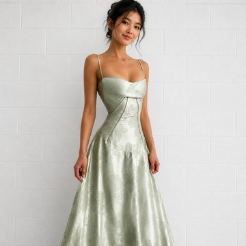 Sandra - Vestido Longo Elegante de Ajuste Justo