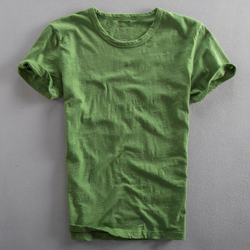Samuel - Camiseta Clássica Lavada para Homens