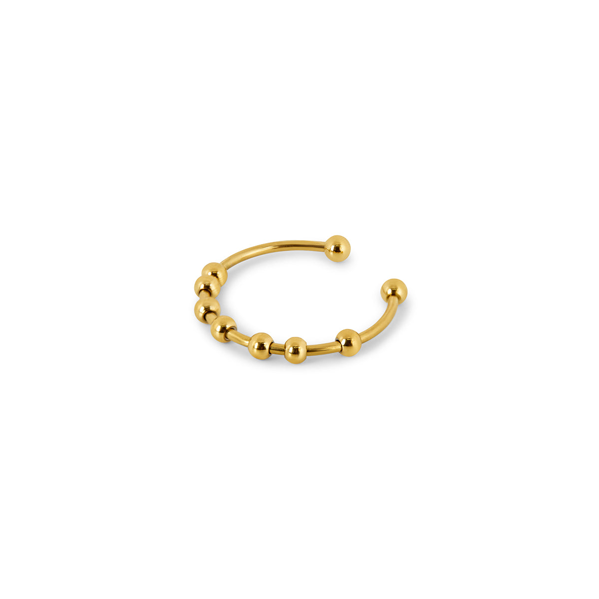 Neri – Bague anti-estresse ajustável com pérolas