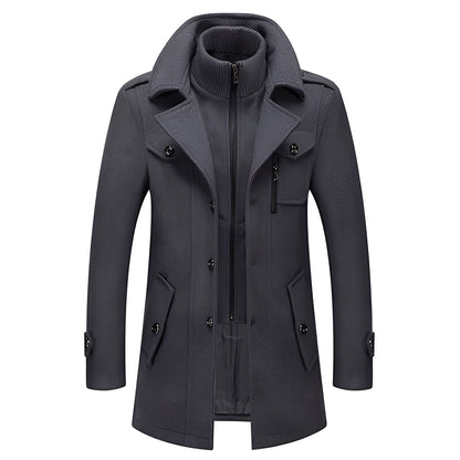 Hervé - Warm winter coat for man